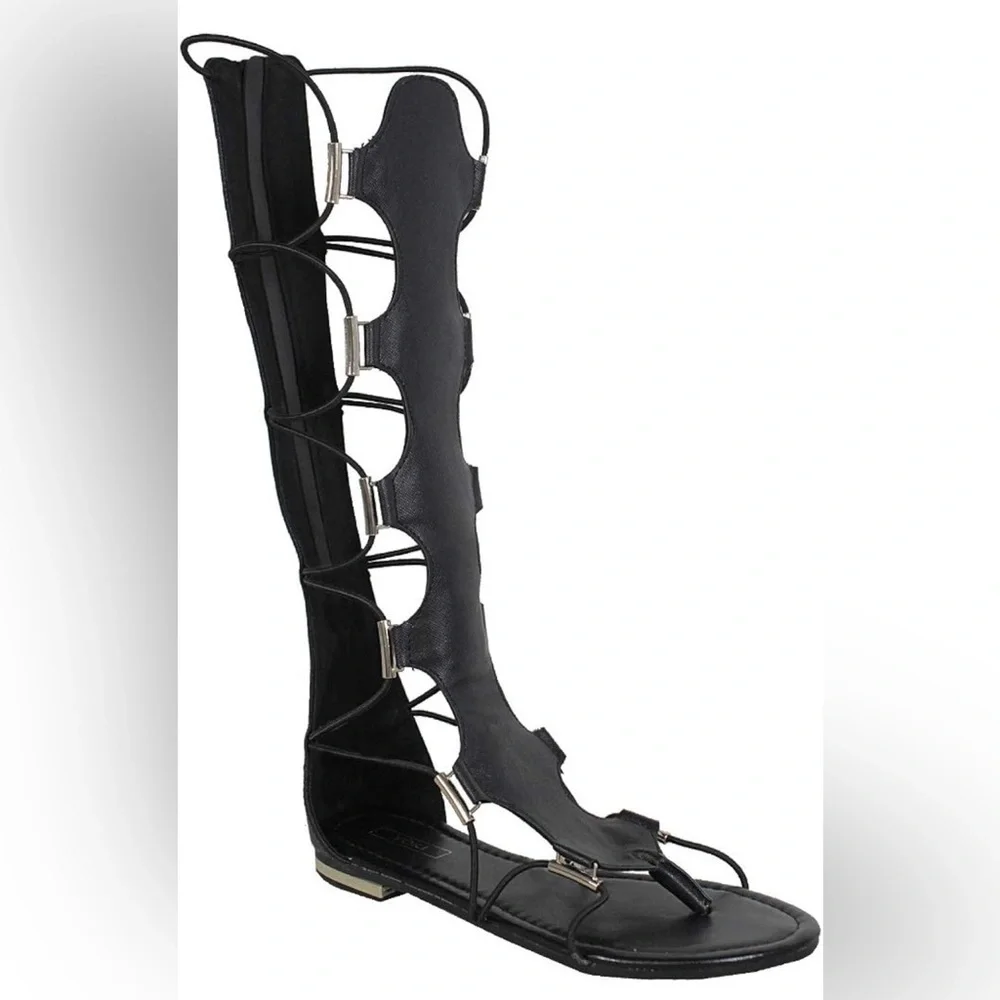 YOKI Women's Anya-50 Sport Gladiator Sandal, Black 9
